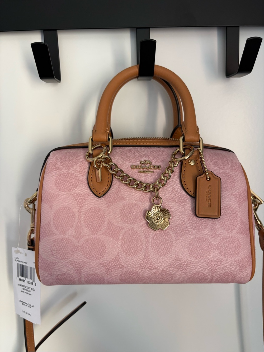 Coach Outlet Mini Rowan Powder Pink
